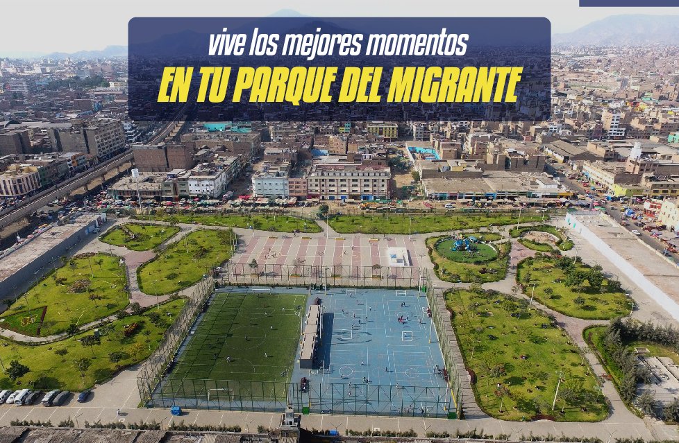 limaserpar's tweet photo. Tu #ParqueDelMigrante te espera con las mejores actividades para tu #Familia . 
📌Infórmate aquí►https://t.co/LEcmXAoxZ6 https://t.co/gJdMwmhEFF