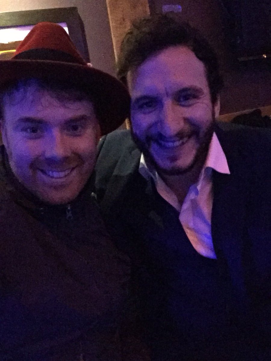 PATATAMUSICIE's tweet image. Also @SpringTides1 were shit hot too. Here’s me, James and his famous hat!!