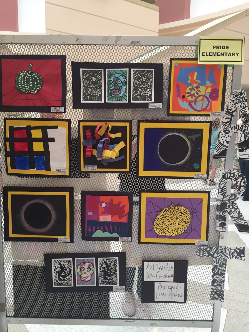 carrieadevaney's tweet photo. So #Proud2BatPride ! Our @PrideLionsVCS art T @KelsiQuicksall ❤️'a Ss+she communicates her ❤️4 art 2 them. Deland Fall Festival of the Arts! https://t.co/XO9Tyts4bz