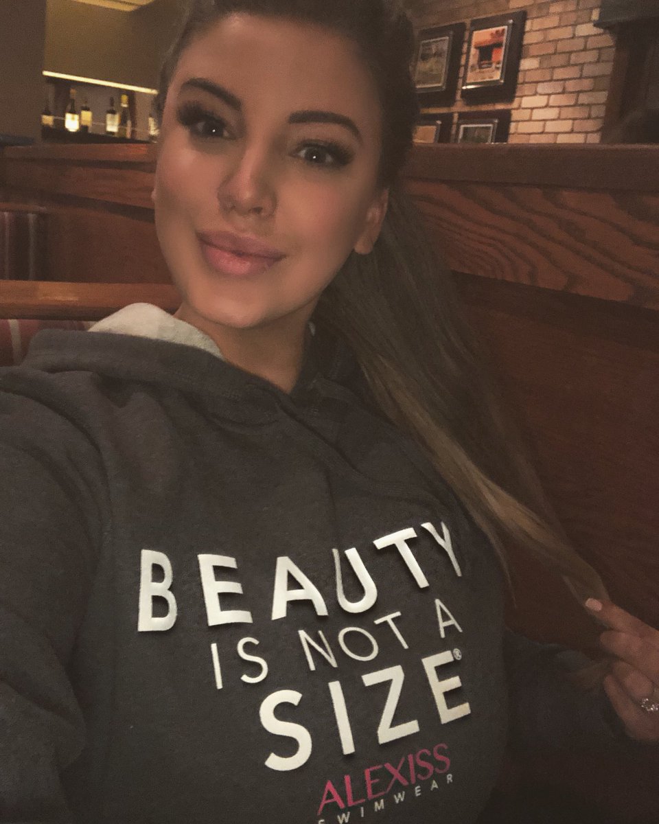 #BeautyIsNotASize hoodies coming soon from #AlexissSwimwear 🎉❄️