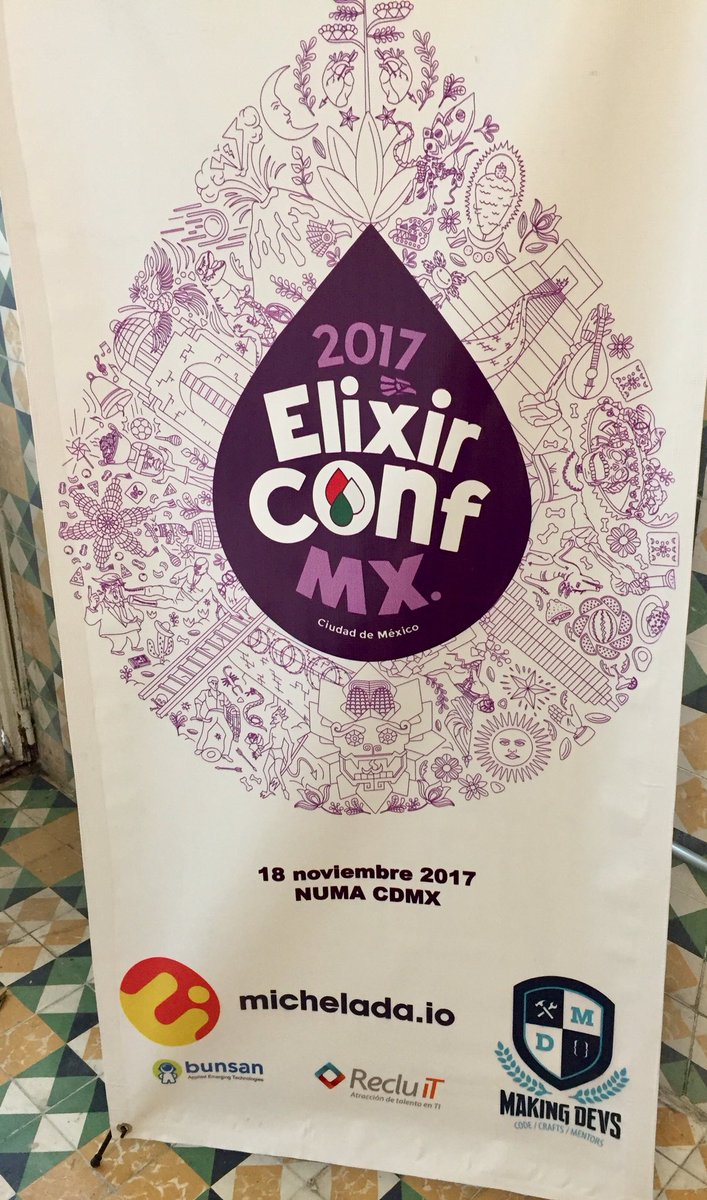YamilAguilar's tweet photo. #ElixirConfMX Se sumó a noviembre como otra experiencia memorable y profesional. #CiudadDeMéxico 🇲🇽🙌🏼 https://t.co/WPFX8EDGhZ