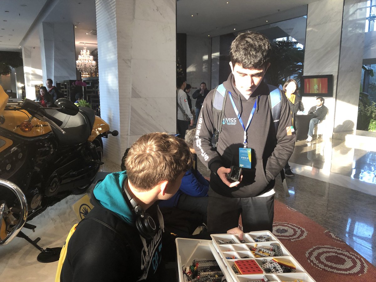VISSDigitalTech's tweet photo. Day 2 World Robotics Educational Contest Shanghai, China! Up early and ready to go to the competition venue at 7:30 am. Focused on bringing home the gold! Go VISS UAE SENIOR ROBOTICS TEAM!! @steph_bernier01 @kris_calder_ @VISS_UAE #VISS #WER2017 #VISSWER2017 #robotics https://t.co/lIXjkKFnIQ