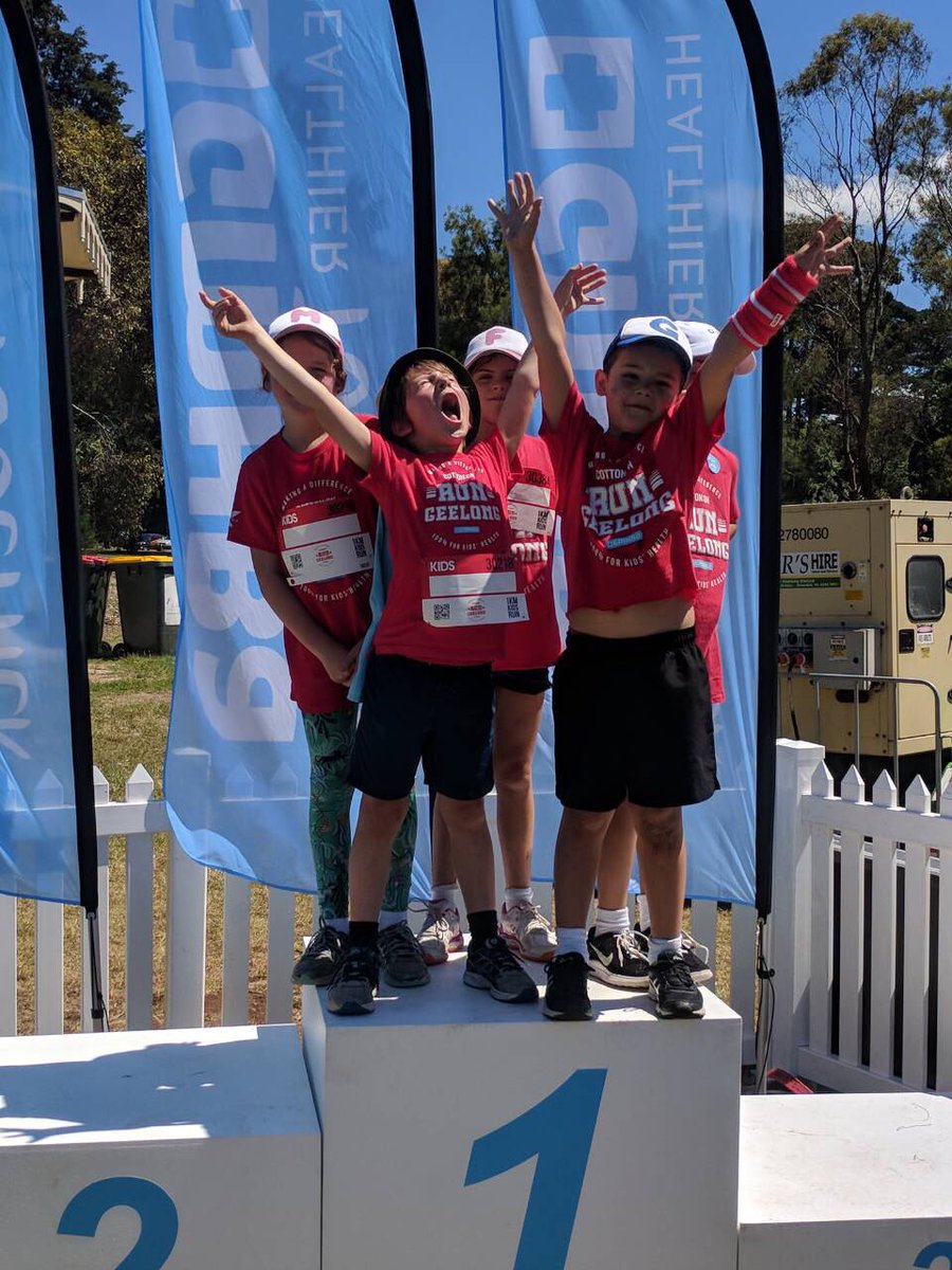 GMHBA's tweet photo. We hope you had as much fun today as these kids did #healthiertogether #rungeelong #gmhba https://t.co/1XXd7hBYkk