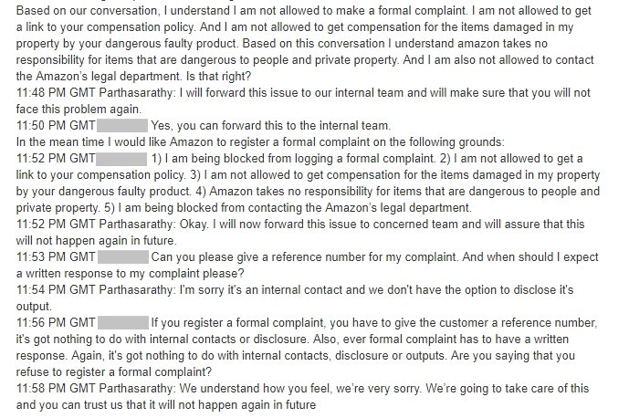 VivekaTiz's tweet photo. @Danny_Saldivar_ Randomly found your post.... I tried to log a formal complaint with #Amazon.. Forget it, not possible. https://t.co/QPJoVExWbP