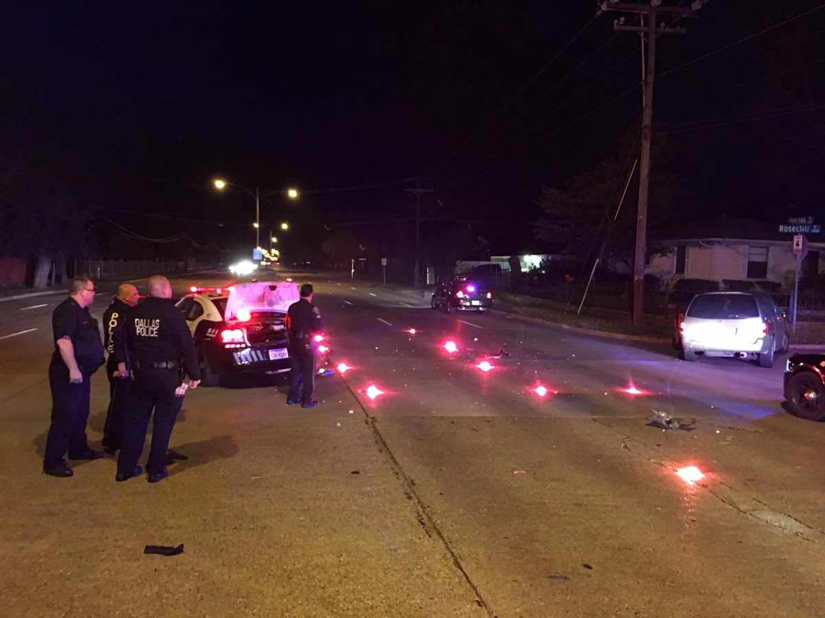 DPDReserves's tweet photo. Luckily no officers or the driver of the other vehicle was injured. Just another Saturday night in Pleasant Grove. #PatrolProblems https://t.co/627xpUXklG