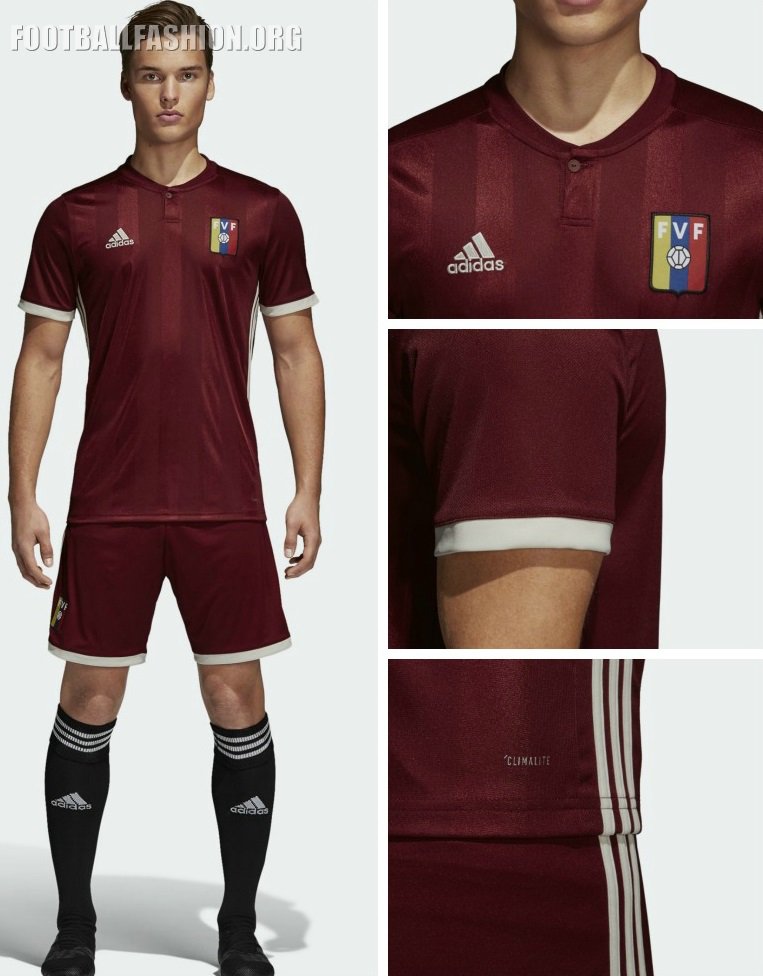 Fashion on Twitter: "Venezuela 2018/19 adidas Home Kit - https://t.co/0KBs2lmdNZ #adidas #adidasFootball #FVF #Soyvinotinto / Twitter