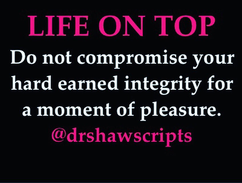 DrShawScripts's tweet image. Do not compromise your hard earned integrity for a moment of pleasure. Proverbs 11:20 #drshawscripts #lifeontop #purity #youth