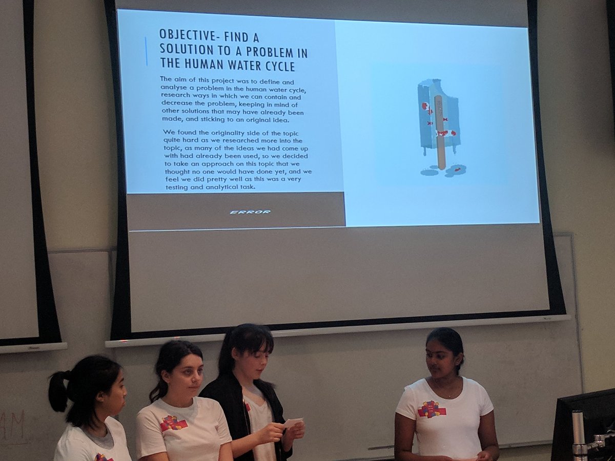 mgc_cs's tweet photo. Team Steam presenting their project.  @kjm2233 #FLL https://t.co/zlle9saUWJ
