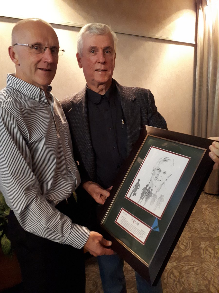 FtonMarathon's tweet image. CONGRATS  to our race director @PaulLavoie6 being induced to @RunNB Hall of Fame tonight. Welcome to the Hall! #runnb #RunatCan
