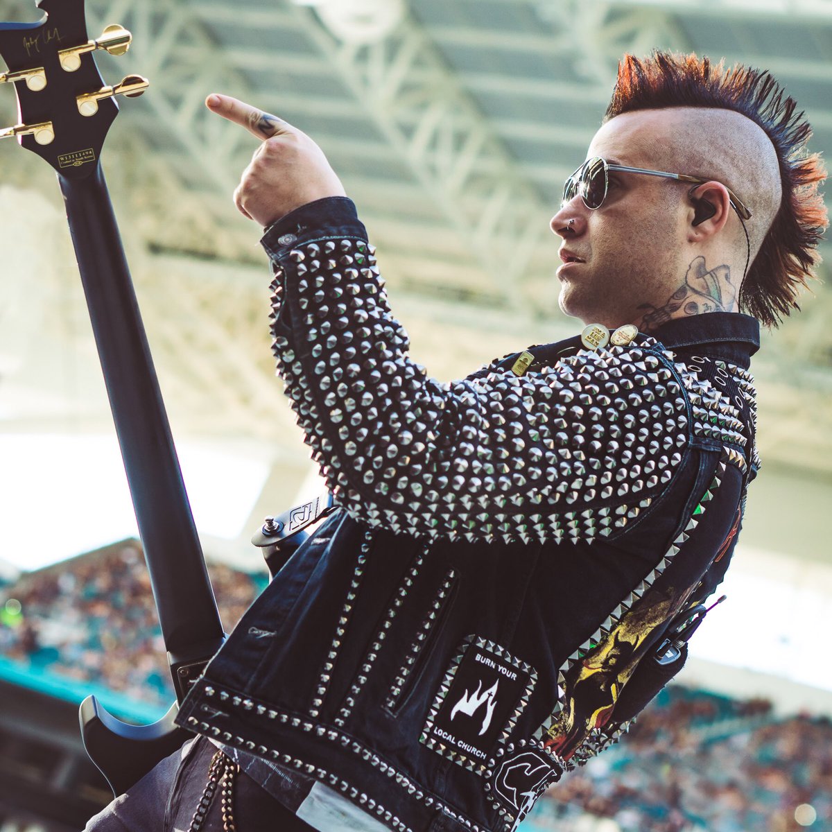 TheOfficialA7X's tweet photo. Happy Birthday to YOU Johnny Christ! #avengedsevefold #a7x 📷:@rafacore https://t.co/QYvXoIQOXb