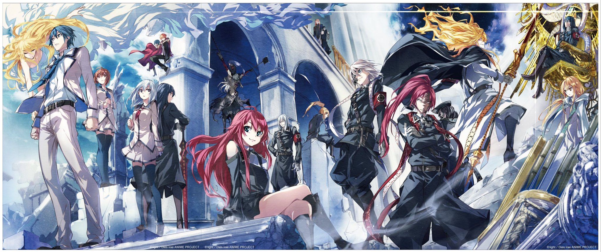 Dies irae Japanese BD Box Art : r/anime