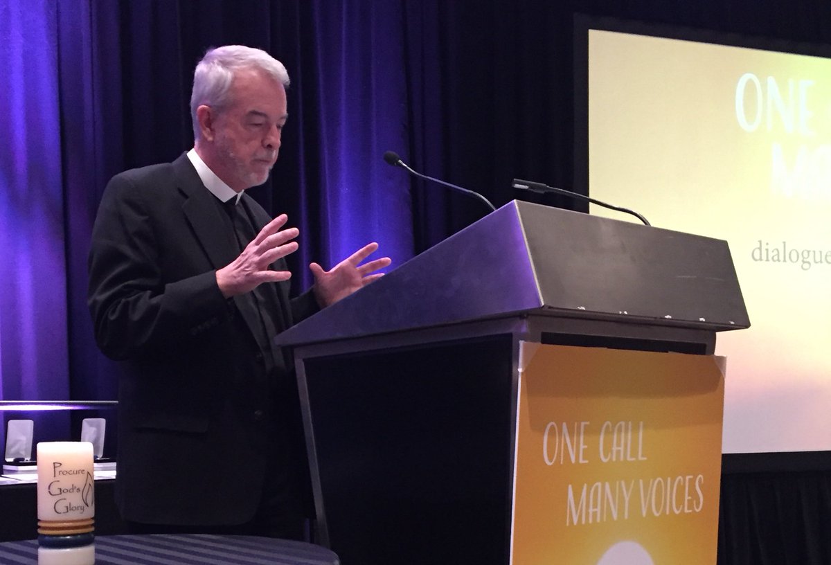 Lasallian_RELAN's tweet photo. At #Huether2017, @BroTimFSC offers welcome at Distinguished Lasallian Educators banquet. https://t.co/OXpVCutNSE