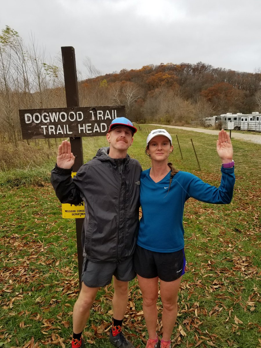 ArchCityRunClub's tweet photo. All hail the king and queen! They crushed it today in some crazy weather! #acrc #bocogear #stltrailrunners https://t.co/GVHyMRHjha