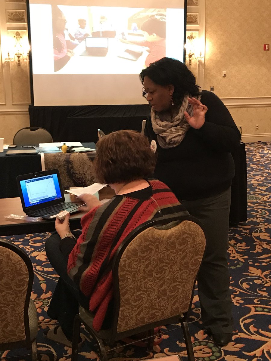 HCS_ScienceDept's tweet photo. Ms. Robinson presented on how her students use @pascoscientific sensors to track environmental changes #2017vastpdi @HamptonCSchools https://t.co/UtqysYilpj