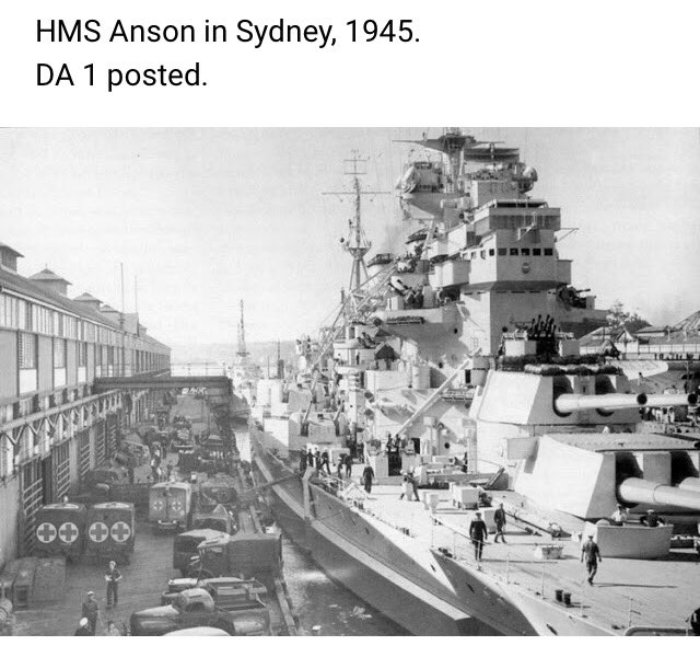 Malcolm_Torres's tweet photo. HMS Anson in Sydney, 1945 https://t.co/dKClR1OPnR