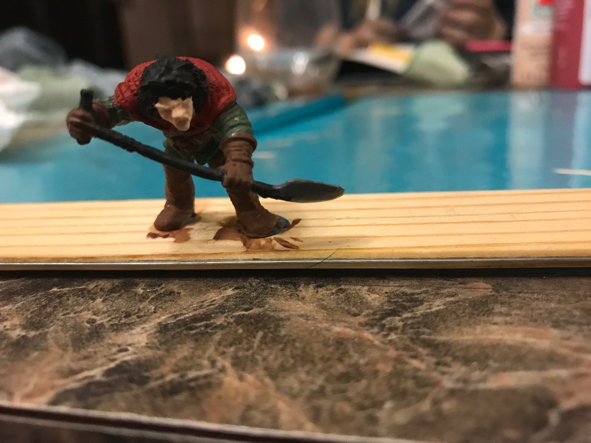 TeacherClassy's tweet image. Painting minis while my wife pastels her heart away. I think I found a fun cooperative activity