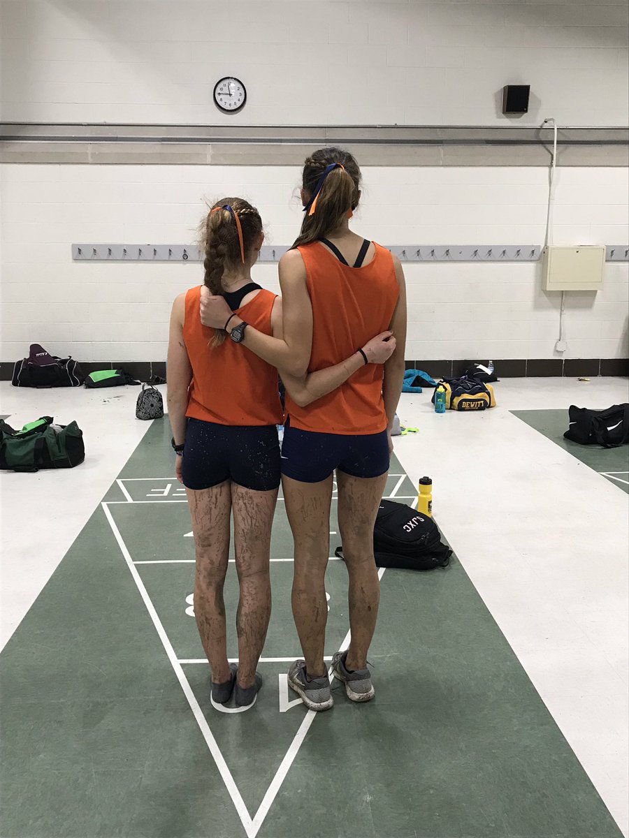RunningOEHS's tweet photo. Super proud of @StandishKendra and Abby Flammersfeld for racing tough at the Mideast Meet today! You join @AMichalek12 @michelleborycki and yours truly as participants in the incredible meet! https://t.co/F2xmTjmQhE