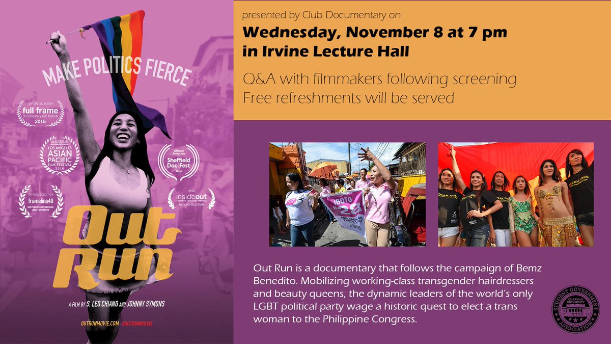 We're headed to Southern California this Wednesday for a screening and Q&amp;A at Chapman University. Join us! bit.ly/2hixPza