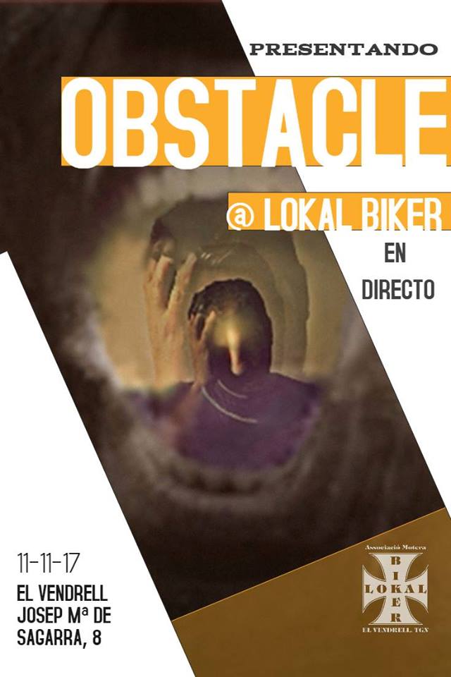 Aquest dissabte 11 de novembre estarem tocant el collons al #lokalbiker de El Vendrell