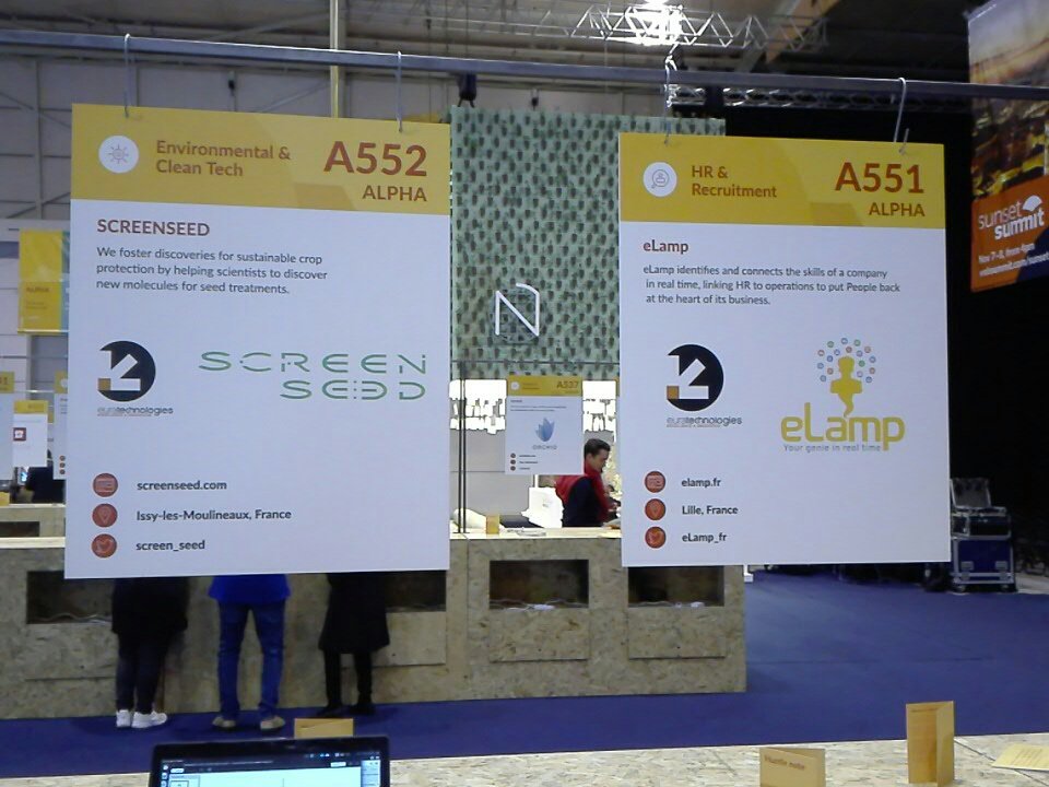 screen_seed's tweet photo. Always feels good to be next to the best genie! @eLamp_fr  #websummit2017 https://t.co/235znULaGs
