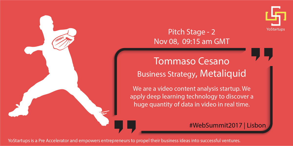 Meet Tommaso, Business Strategy at Metaliquid at 9:15 Nov-08 on Pitch Stage-2 @MetaliquidAI  #StartupPitch #WebSummit #YoStartups @WebSummit