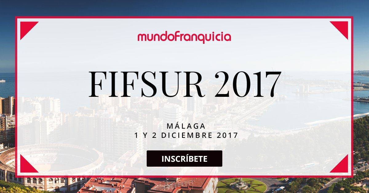 Toma nota!  Los próximos 1 y 2 de diciembre se celebra <a href="/FIFSUR/">FIFSUR</a>, la feria de #franquicias y #negocios de #Andalucía ow.ly/qcuB30gmtIo
