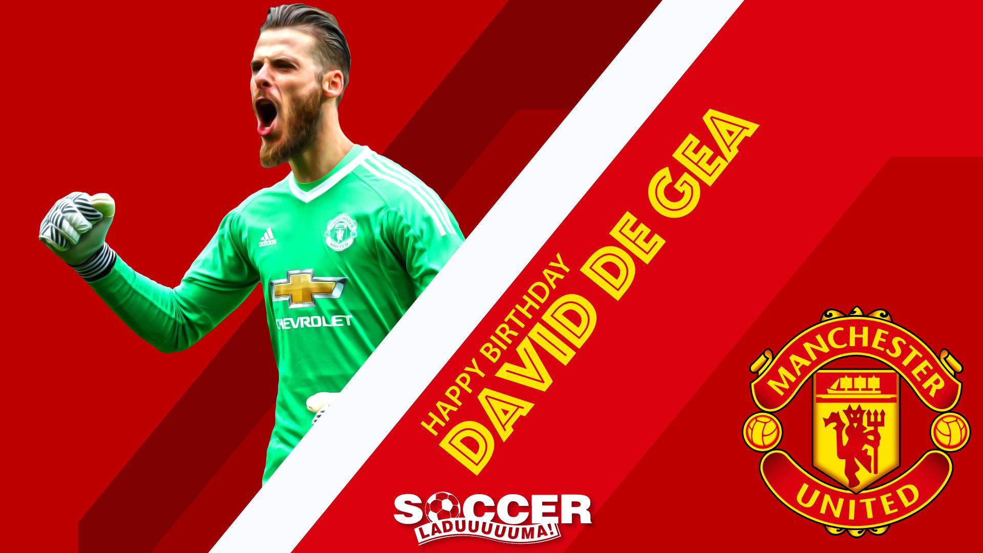 Happy Birthday to Manchester United s number one stopper, David De Gea. The Spanish goalkeeper is 27 today 