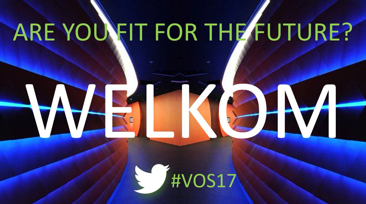 ARE YOU FIT FOR THE FUTURE? Wij verheugen ons op de komst van 350 #topondersteuners die naar het #VOS17 komen. De koffie staat klaar!