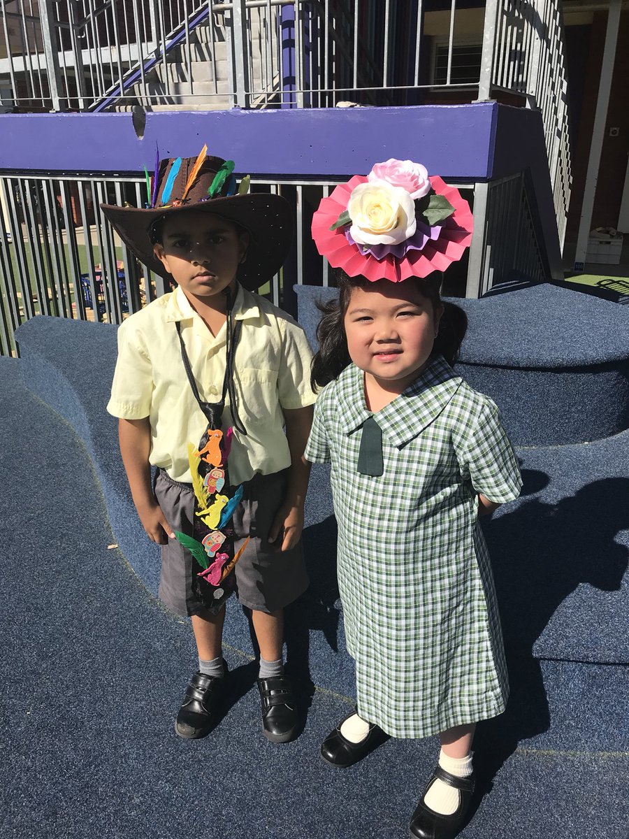 staidans_kindy's tweet photo. Fashions on the Field in Kindergarten. Celebrating the Melbourne Cup 🐴🏆@StAidansRH https://t.co/0cpzTPPRjW