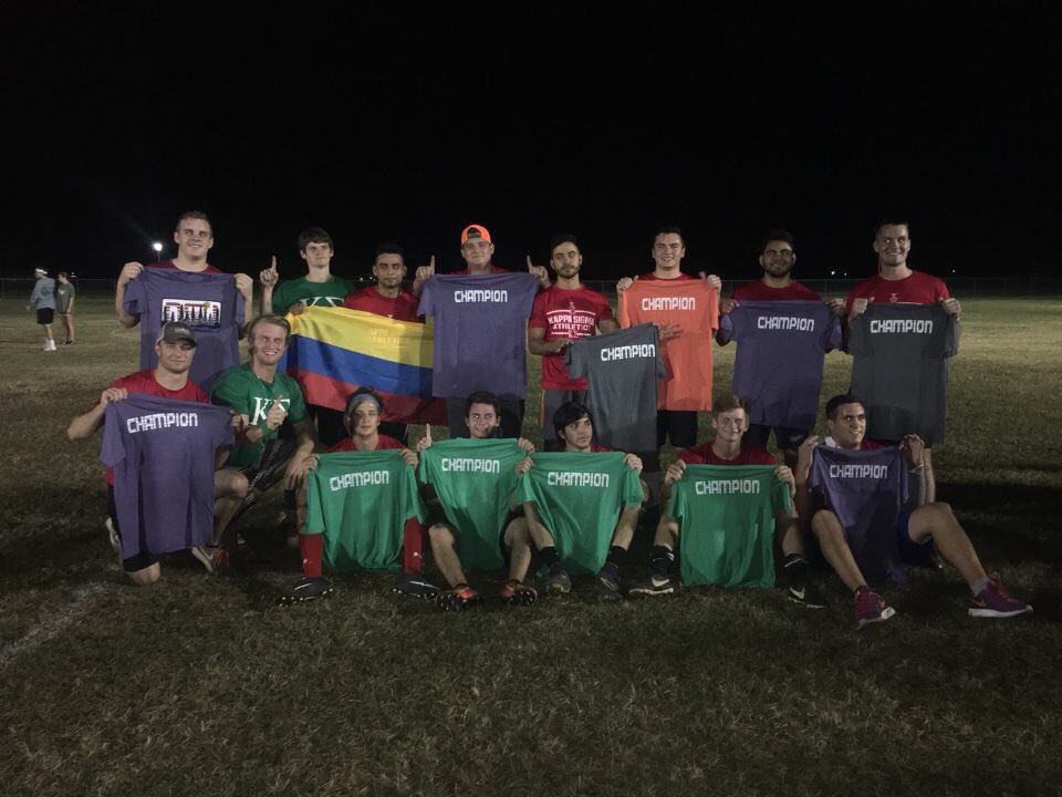 NSUDemonsIM's tweet photo. Congrats to our Soccer champs! @Theta_Mu_NSU &amp; KEKAMBAS. 😈⚽️ https://t.co/tgwCnmizxJ