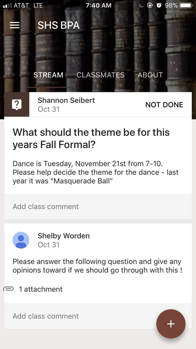 SouthridgeBPA's tweet photo. Have you seen this yet? If not, make sure you sign up for the google classroom! Important survey on there! https://t.co/7357WVAJ2J