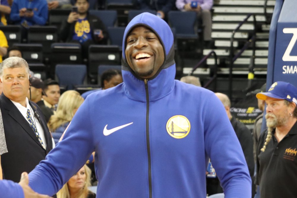 NBCSWarriors's tweet photo. Hoodie weather in the Bay 👌 https://t.co/ALUCgZBubz