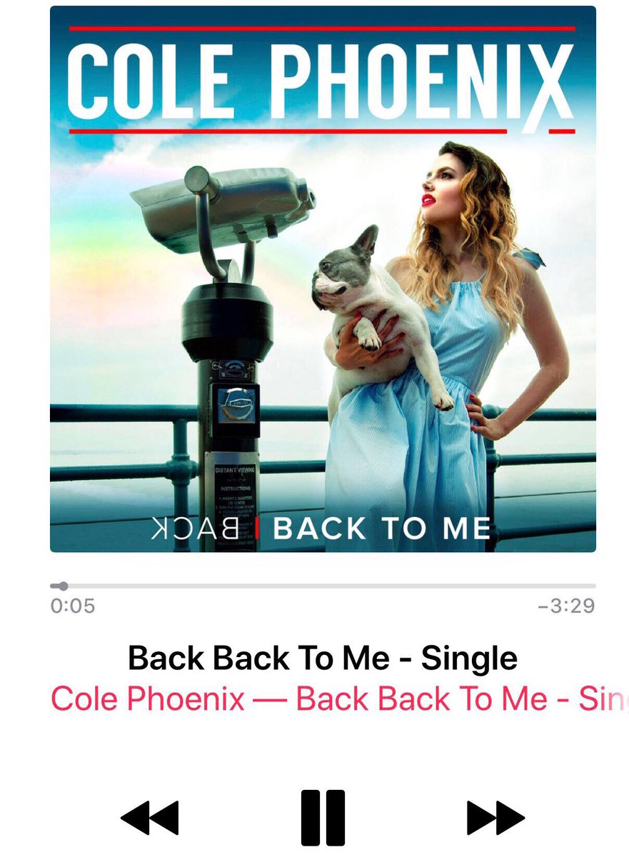 NobleNoBull's tweet photo. @TheColePhoenix #NewMusic single #BACKBACKTOME is out now worldwide! #NewMusicMonday #NewMusicAlert https://t.co/FqojGtUOJk