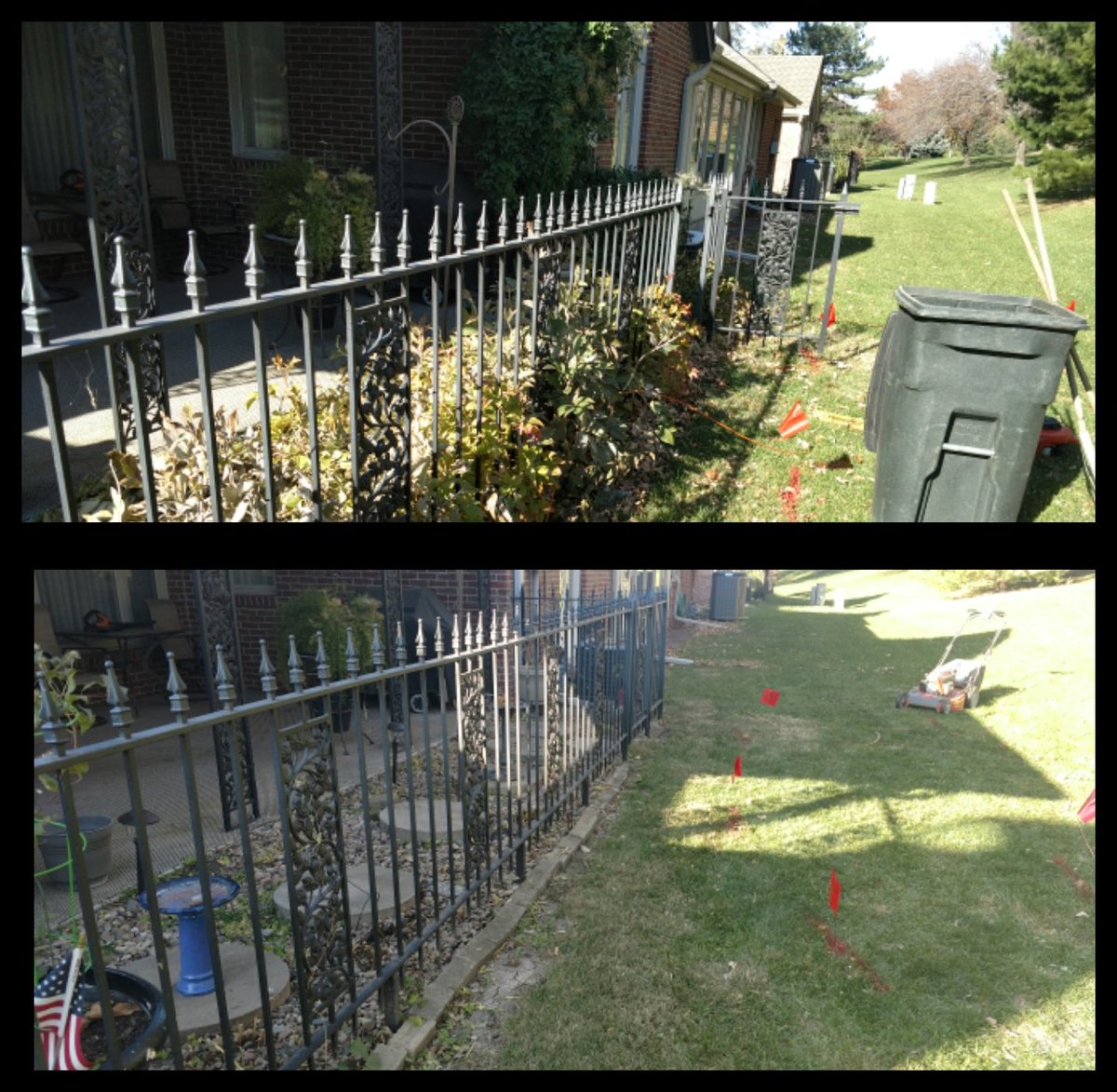 BrianDelaine's tweet photo. Fall is here.  Time to clean up gardens.  #fallcleanups #landscaping https://t.co/xevmMNghZ4