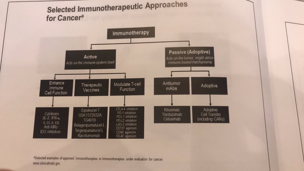shanmdphd's tweet photo. Immunitherapy classification #kscpt https://t.co/VMyI4Wce2T