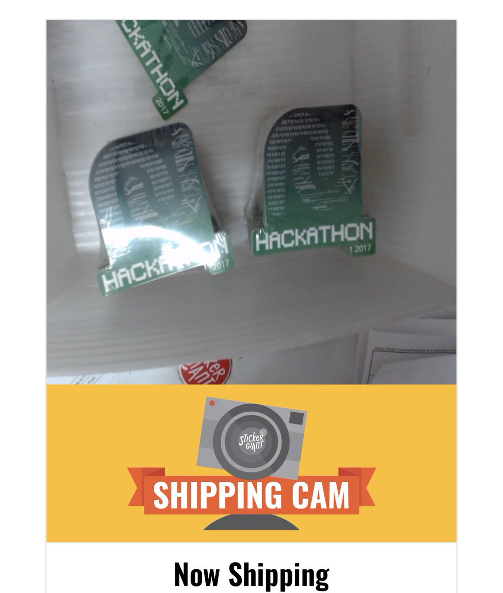 HUGE shout out to <a href="/stickergiant/">StickerGiant</a> for hooking us up with these amazing stickers! Our attendees will love them!

#nshackathon2017 #stickergiant