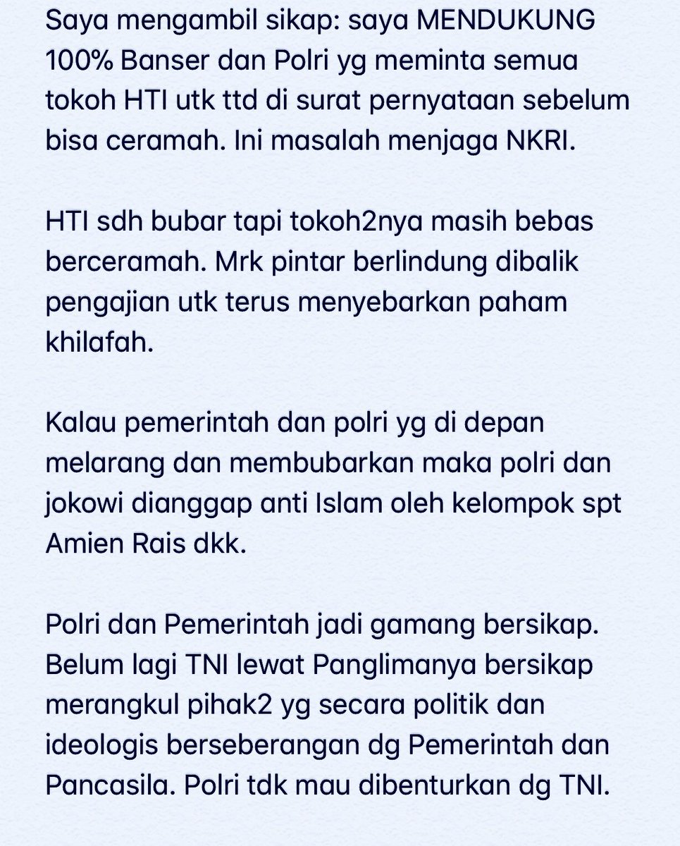 sahaL_AS's tweet photo. MENDUKUNG BANSER. Pernyataan lugas Rais Syuriah PCINU Australia @na_dirs ttg. kasus Felix di Bangil. Sebarkan! :) https://t.co/fxWbovAeMJ