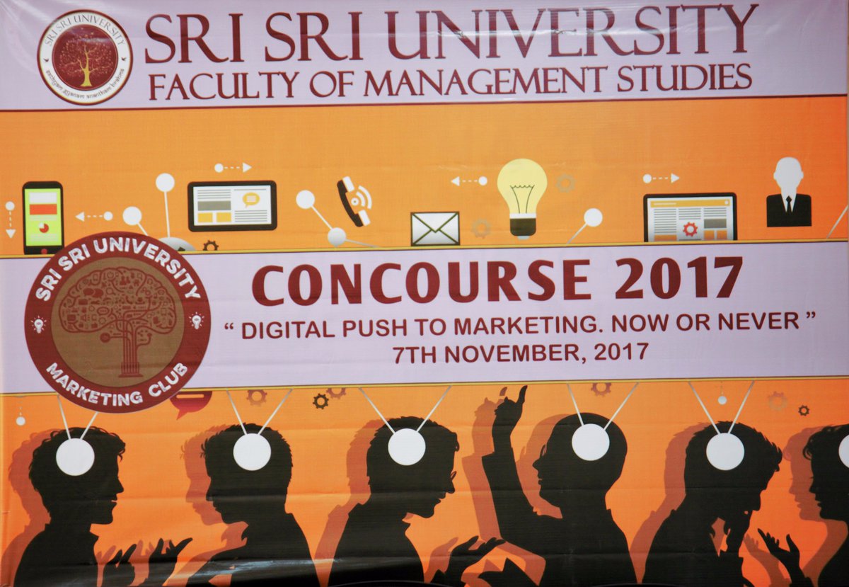 SriSriU's tweet photo. #Concourse2017, "Digital Push to Marketing, Now or Never" commences! https://t.co/5ZS5YsQq1k