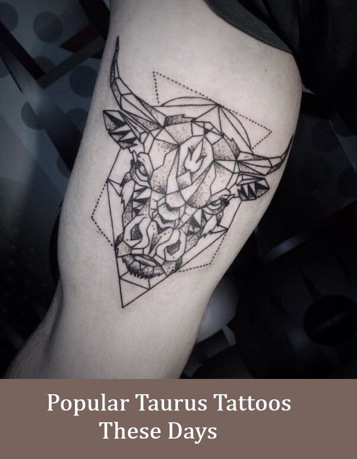 Zodiac Leo Tattoo Zodiac Taurus Tattoo Geometric Lion Tattoo Geometric Bull  Tattoo Soni's Tattoo & Nail Art Studio… | Tattoos for guys, Taurus tattoos,  Bull tattoos