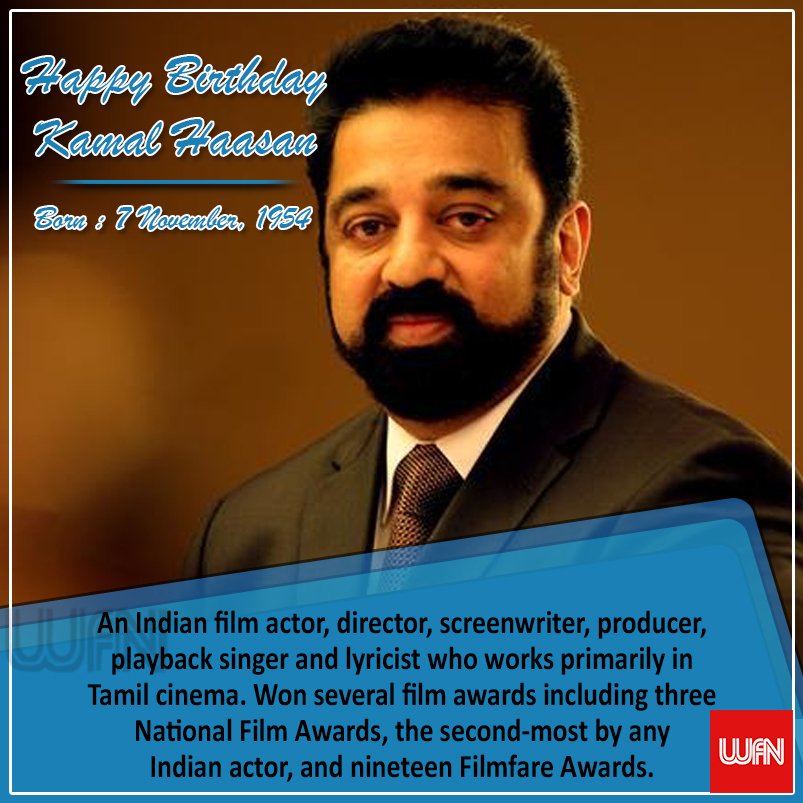 Wish you a very happy birthday Kamal Haasan  