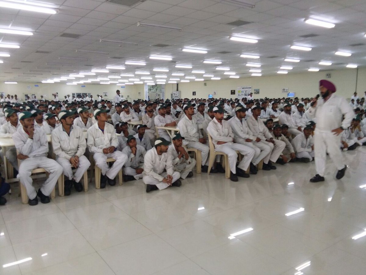 CEOGujarat's tweet photo. Voter Awareness Programme and EVM / VVPAT Demonstration for Labours in industry area at Honda Motorcycle Plant.
Be #ReadyToVote. #CEOGujarat https://t.co/jWhWEum1pK