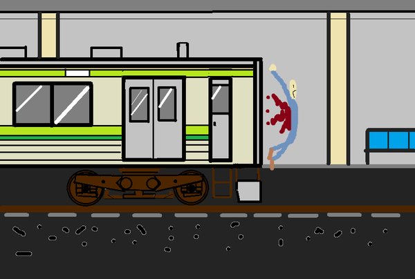 تويتر 列車がお客様と接触 بحث في تويتر