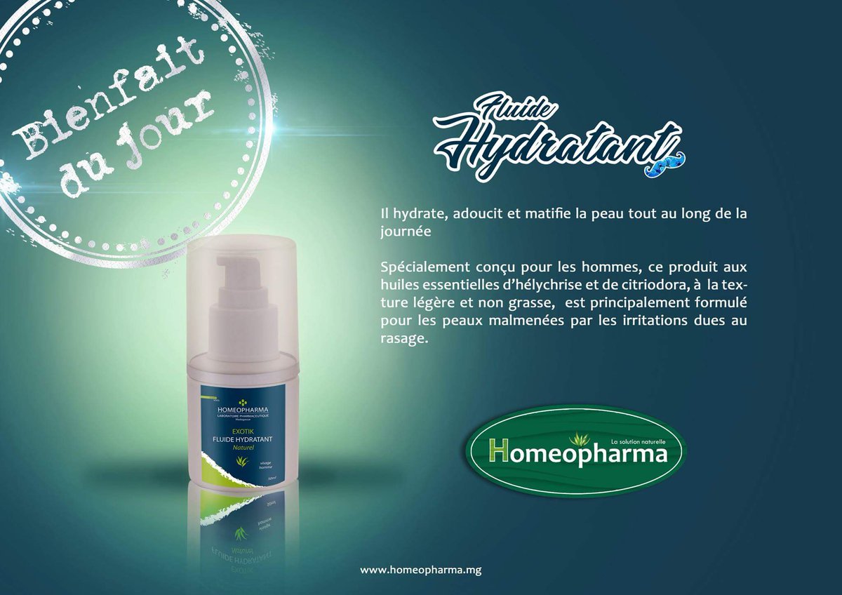 Homeopharma_mg's tweet photo. Messieurs, encore une autre merveille de la nature pour vous , concocté par nos soins  : le Fluide Hydratant https://t.co/SKJssYAVAN