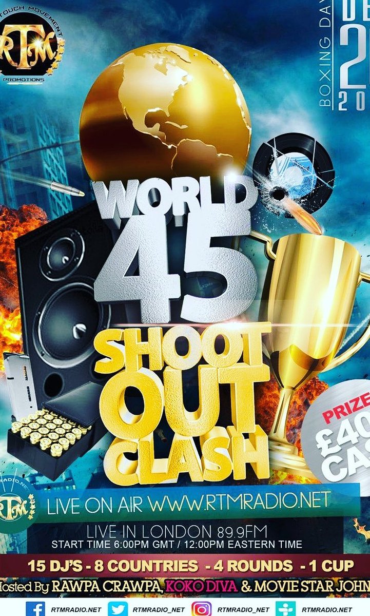 DjBen104's tweet photo. Tune in to your dj i won't let you down💥💥🎧 support my music 🙏🎶❤ @RTMRADIO_NET.  @SILENTENTPROMO. @djkunteh. @morganheritage. @djkhaled https://t.co/gjj1r5fnkS
