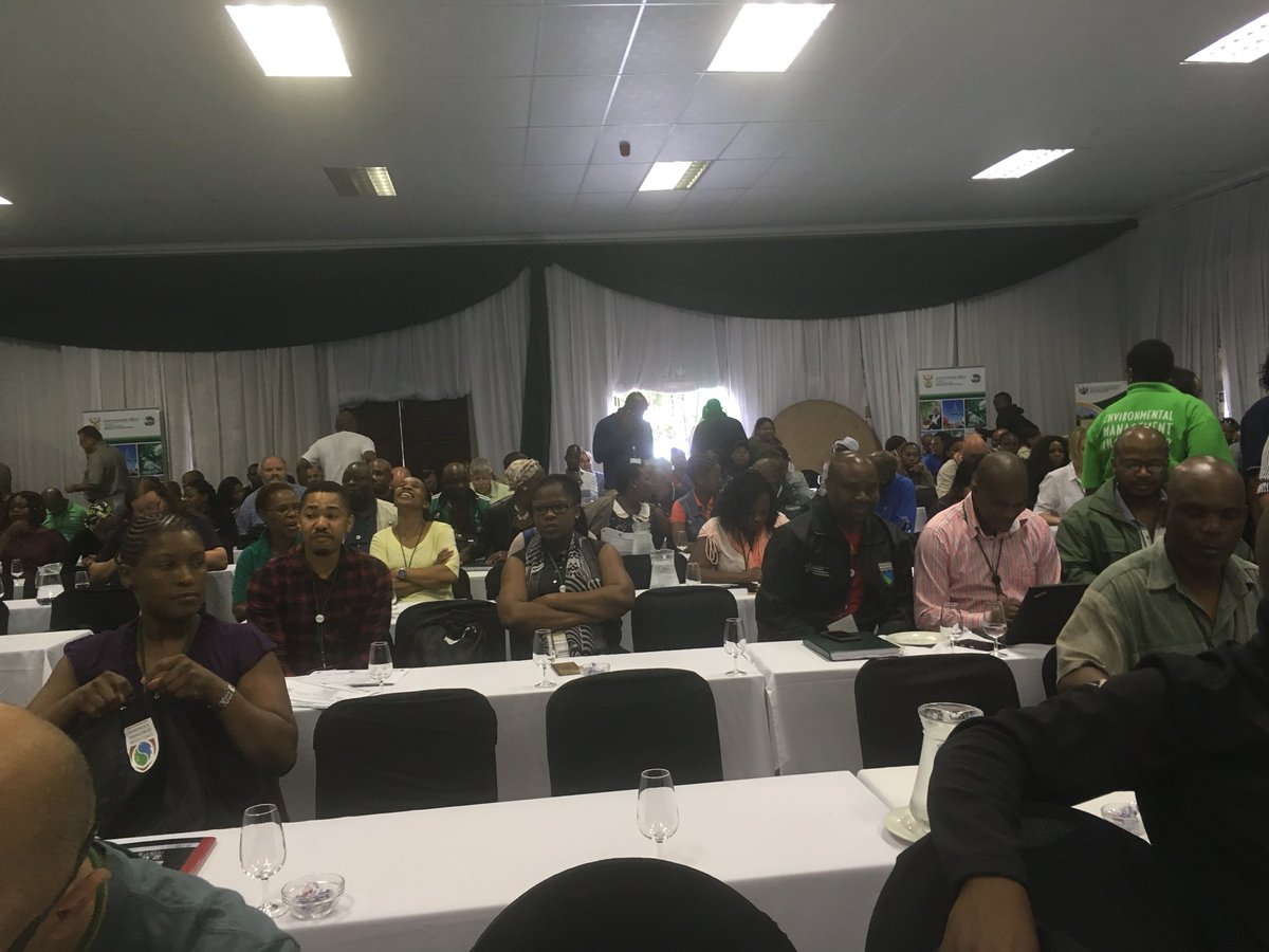 environmentza's tweet photo. Day 2 of of Enforcement&amp; Compliance Lekgotla underway.  Mark Jardine kicks off today sesswith a look at EMI Capacity Development #ECEL07 https://t.co/ctJ7q5NW3k