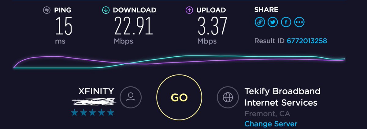 aniketh_12's tweet photo. Hey @XFINITY @comcast  @comcastcares . I dont know why I pay for 100 Mbps when i get 22.9 Mbps ! https://t.co/zCKd5T35bB