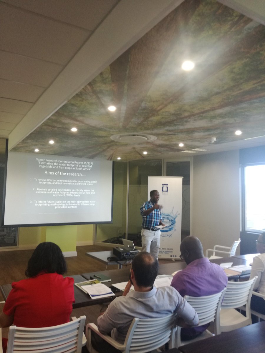 DevelopWrc's tweet photo. Today WRC hosts a dialogue focusing on Water footprint for selected crops in SA, Dr Liphadzi opens the day by welcoming delegates https://t.co/AchtmDofNA