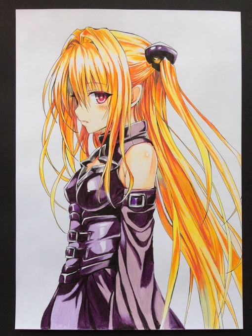 ヤミ完成です
良かったらいいね・RTお願いしまーす( '∀`)
#ToLOVEる
#色鉛筆
#模写 