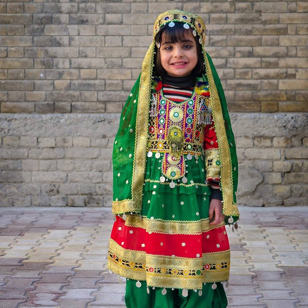 chinese dress ladies Pashtun Girls Red Dress Gift Idea for Afghan Clothes main image 1
