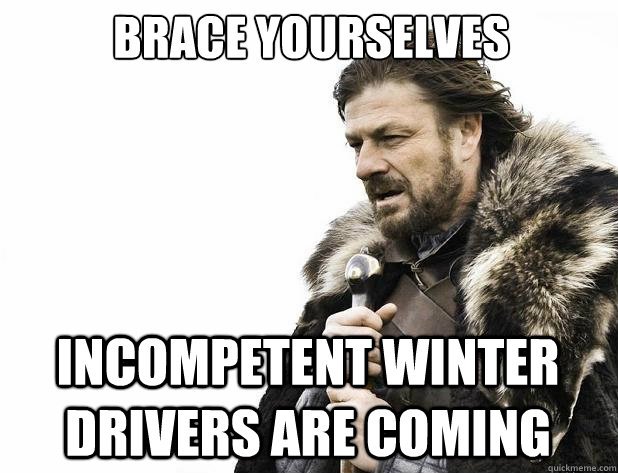 HappenShare's tweet photo. Winter driving is upon us. #Alaska, where you would expect people to know how to drive in the snow. https://t.co/yD7swE1HoJ
